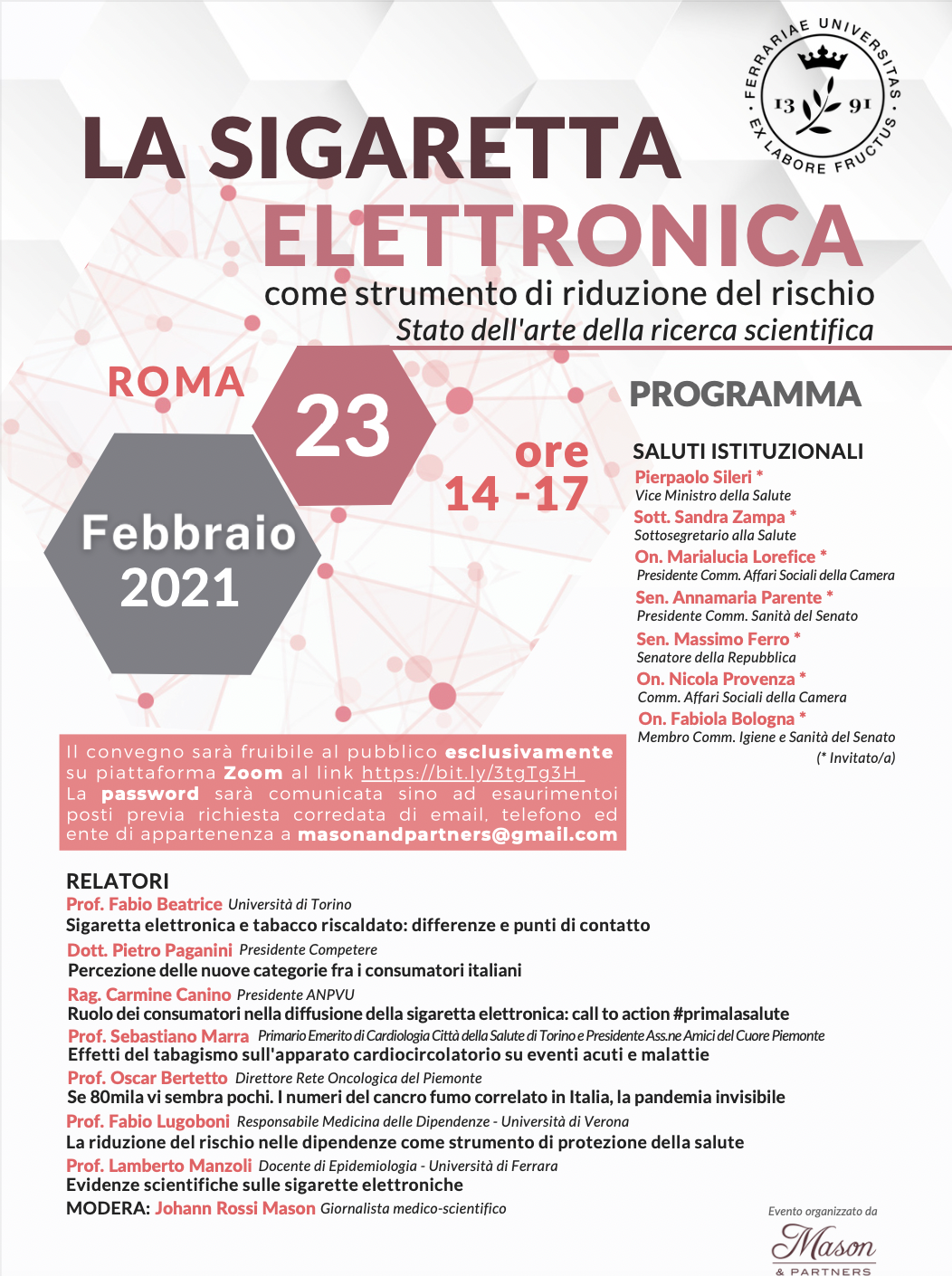 La sigaretta elettronica come strumento di riduzione del rischio. Stato dell'arte della ricerca scientifica